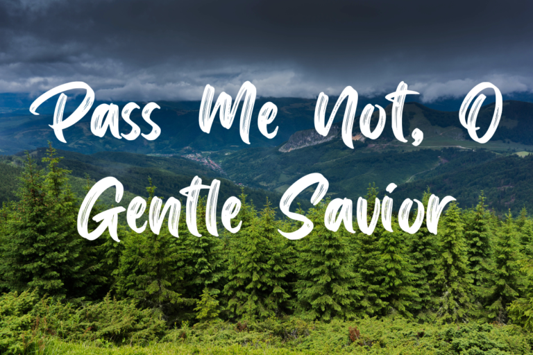 Pass Me Not, O Gentle Savior lyrics